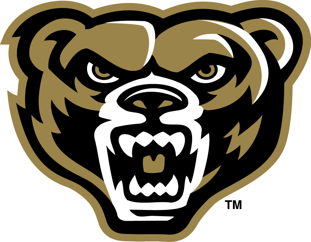 Oakland Golden Grizzlies 2012-Pres Primary Logo iron on transfers for clothing